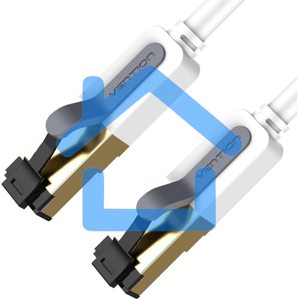 Патч-корд Vention прямой SFTP cat.7 RJ45 - 1м. Серый