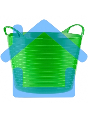 Ведро гибкое СИБРТЕХ сверхпрочное 14 л, зеленое 67501