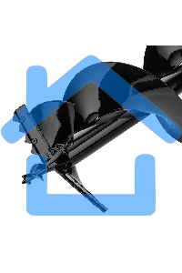 Шнек для грунта Denzel ER-300, диаметр 300 мм, длина 800 мм, соединение 20 мм, съемный нож