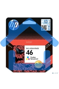 Картридж струйный HP 46 CZ638AE многоцветный для HP DJ Adv 2020hc/2520hc