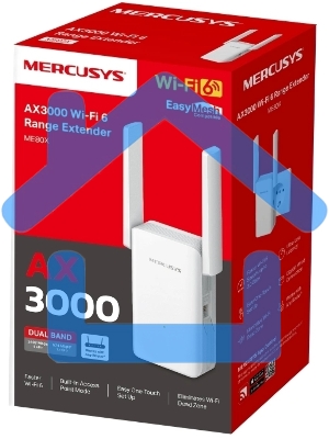Усилитель Wi-Fi сигнала Mercusys ME80X AX3000