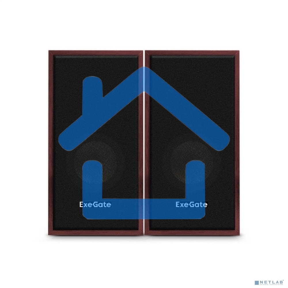 Акустическая система 2.0 ExeGate EX287059RUS Tango 314 (питание USB, 2х3Вт (12 Вт RMS), 80-20000Гц, темное дерево)