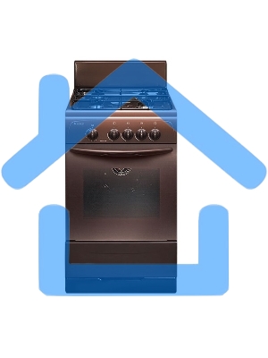 Плита газовая Gefest ПГ 3200-08 К43 коричневый, конфорок 4 шт, духовка 42 л, 50 см x 85 см x 53 см