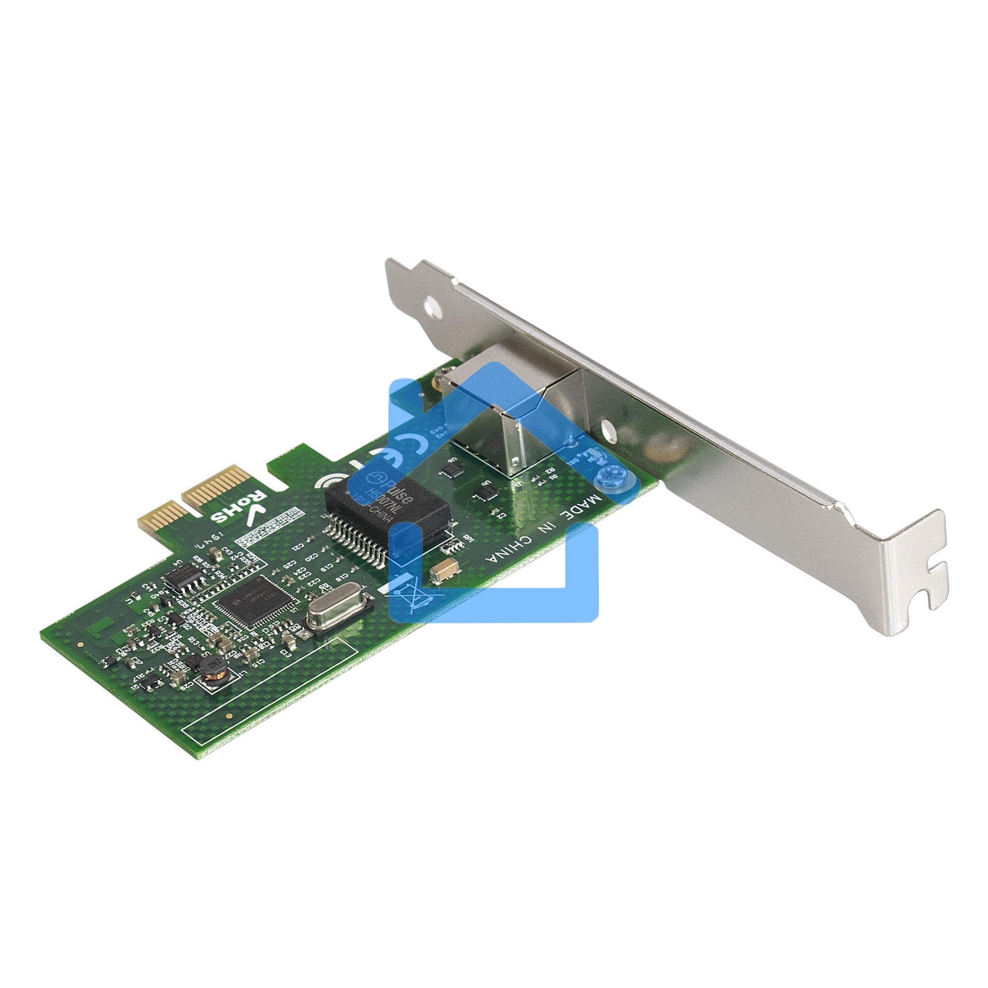 Сетевой адаптер ExeGate EXE-i210AT PCI Express 2.0 10/100/1000Mbps 1xRJ-45 (Copper) Intel WGI210AT