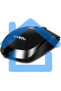 Мышь беспроводная SVEN RX-260W черный, 1600 dpi, радиоканал, USB, кнопки - 4