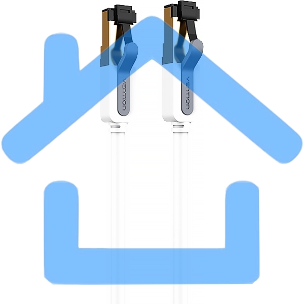 Патч-корд Vention прямой SFTP cat.7 RJ45 - 1м. Серый