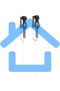 Патч-корд Vention прямой SFTP cat.7 RJ45 - 1м. Серый