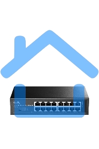 Коммутатор Cudy FS1016 (L2) 16x100Мбит/с неуправляемый