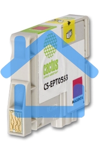 Картридж струйный Cactus CS-EPT0553 пурпурный (10 мл) для Epson Stylus RX520/Stylus Photo R240