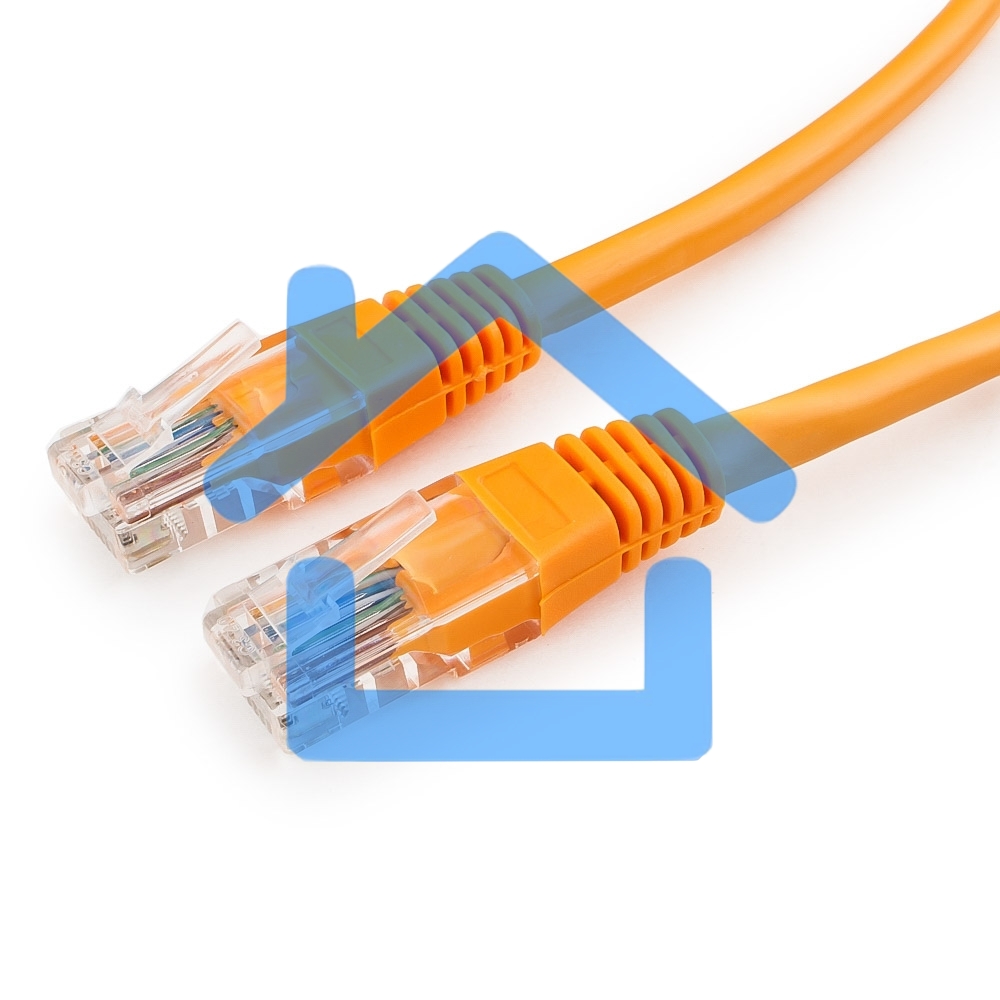 Патч-корд UTP Cablexpert PP12-1.1.5M/O кат.5e, 1.5 м, литой, многожильный (оранжевый)