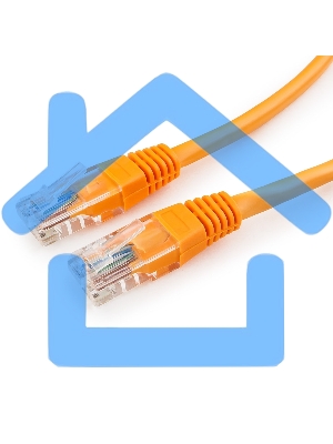 Патч-корд UTP Cablexpert PP12-1.1.5M/O кат.5e, 1.5 м, литой, многожильный (оранжевый)