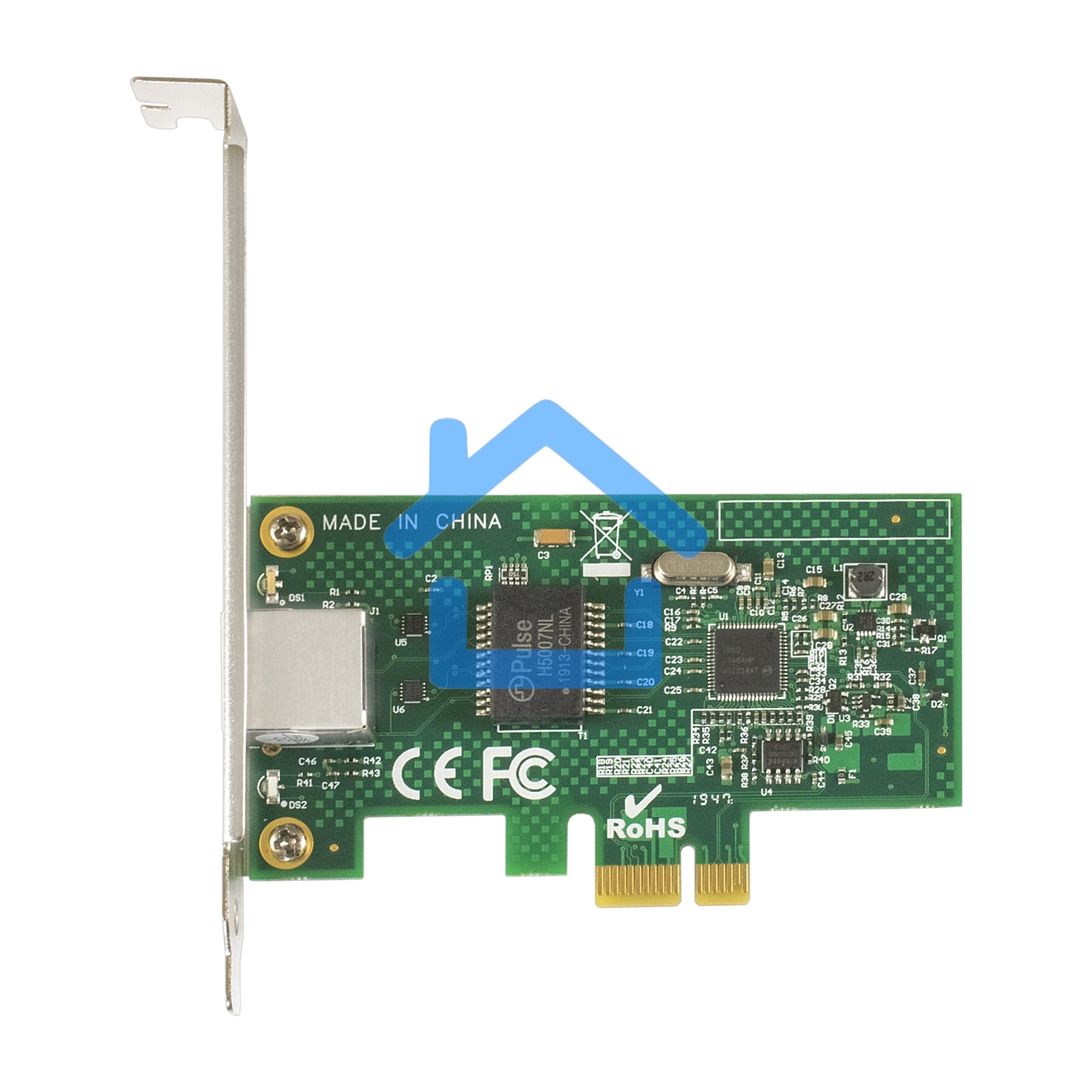 Сетевой адаптер ExeGate EXE-i210AT PCI Express 2.0 10/100/1000Mbps 1xRJ-45 (Copper) Intel WGI210AT