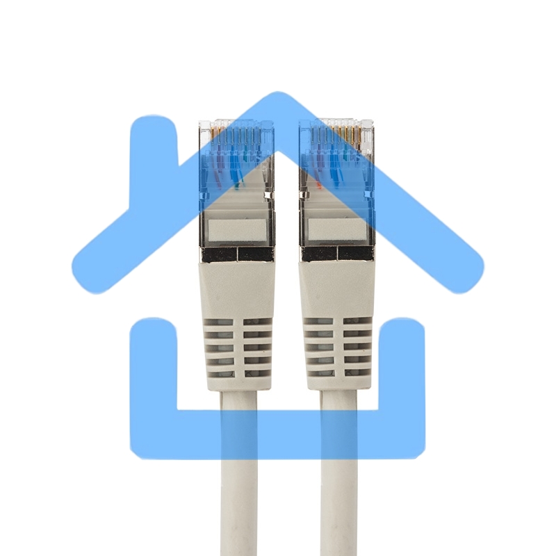 Пaтч-корд Rexant F/UTP, категория 5e, RJ45-RJ45, экранированный, 24AWG, LSZH, серый, 1,5м
