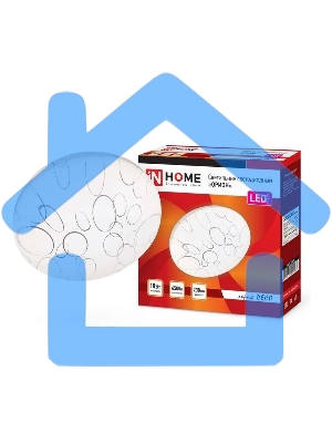 Светильник светодиодный DECO 18Вт 230В 6500К 1170лм 230мм ОРИОН IN HOME 4690612022260