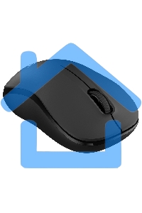 Мышь беспроводная Acer OMR160 черный, 1200 dpi, радиоканал, USB, кнопки - 3