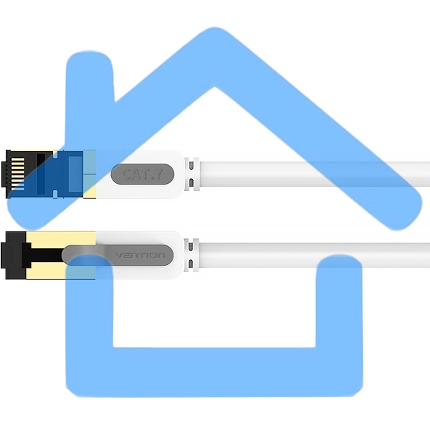 Патч-корд Vention прямой SFTP cat.7 RJ45 - 1м. Серый