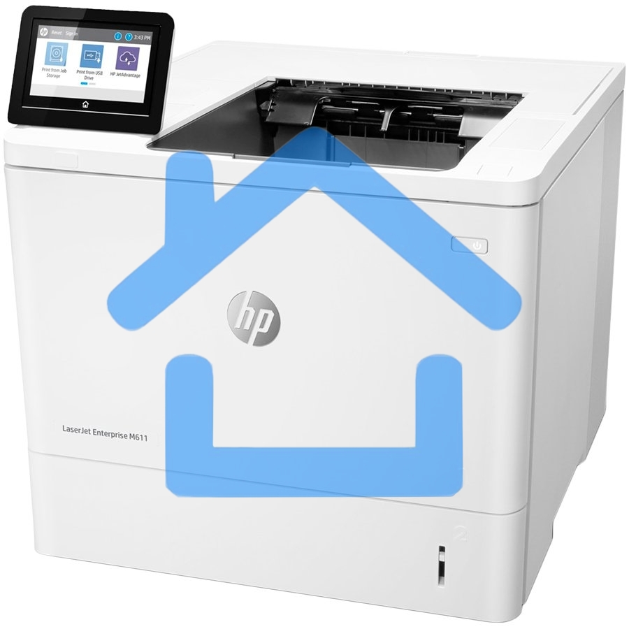 Принтер лазерный HP LaserJet Enterprise M611dn (7PS84A), A4, ч/б, печ. до 61 стр/мин., 1200 x 1200 dpi, USB, RJ-45