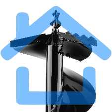 Шнек для грунта Denzel ER-300, диаметр 300 мм, длина 800 мм, соединение 20 мм, съемный нож