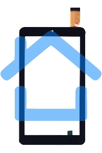 Сенсорное стекло (тачскрин) FPC-TP070255(X71)-01, черное