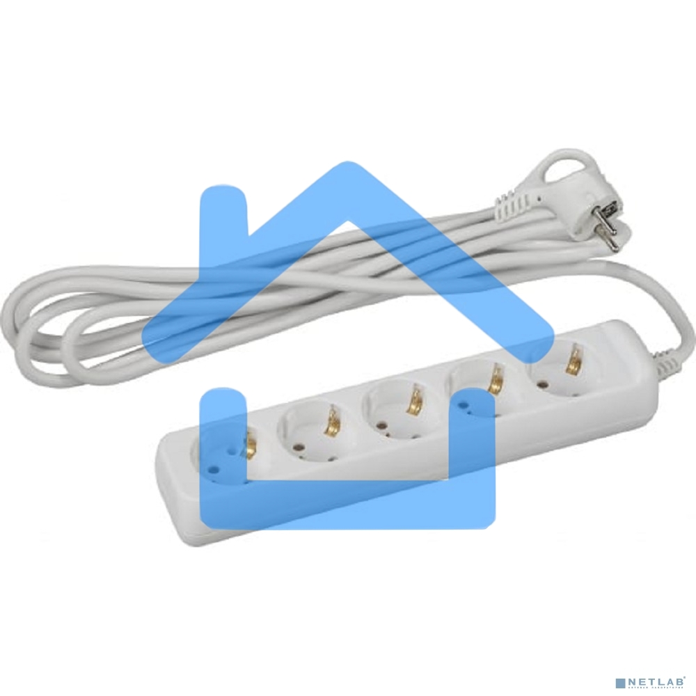 Удлинитель 5 гнезда 5м с/з U-5e-5m ПВС Б0028377 ЭРА