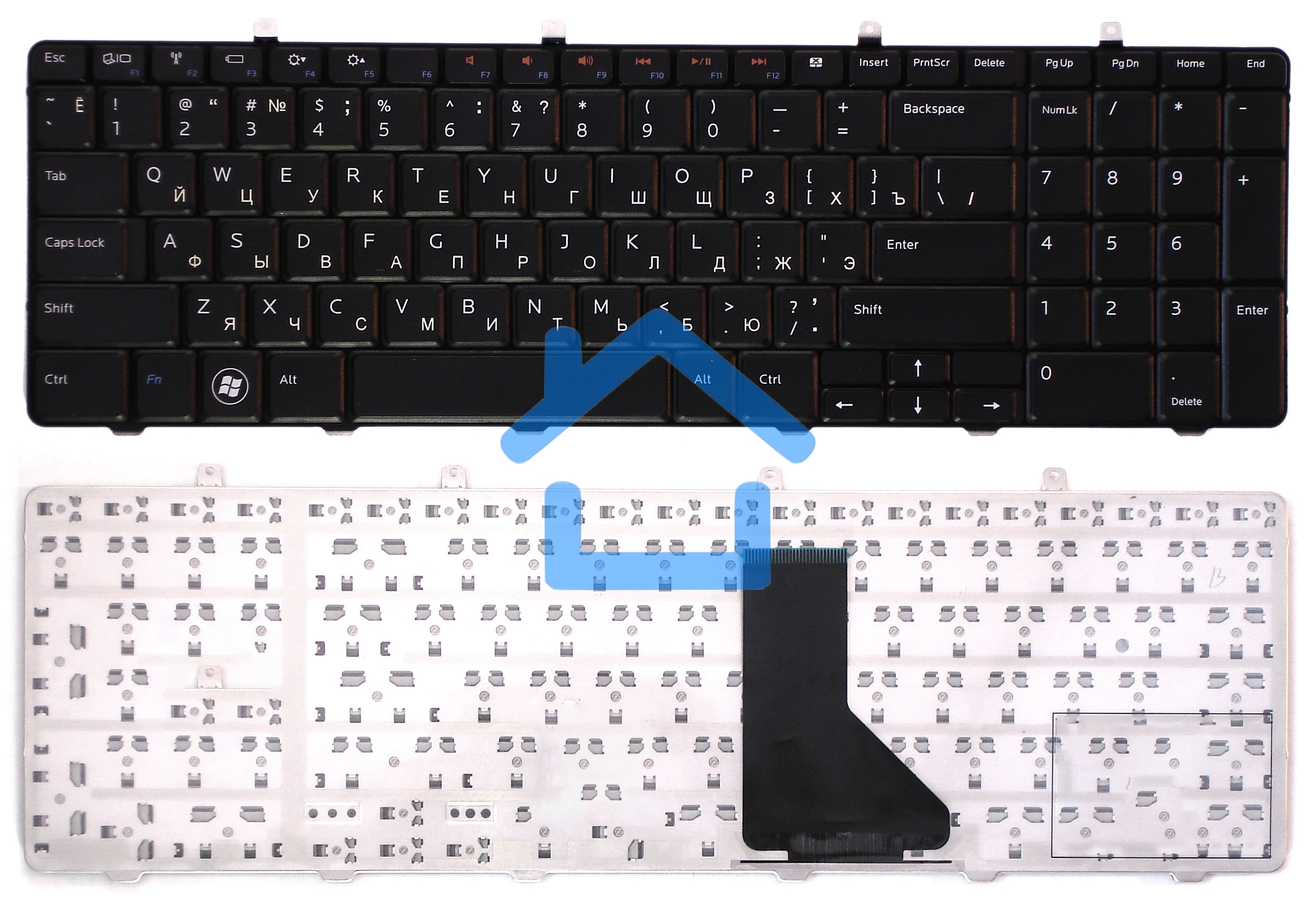 Клавиатура для ноутбука Dell Inspiron 1764 черная