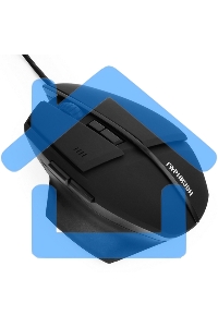 Мышь проводная Гарнизон GM-740G черный, 3200 dpi, USB, кнопки - 7
