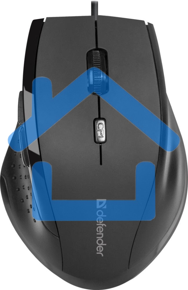 Мышь проводная Defender Accura MM-362 черный, 1600 dpi, USB, кнопки - 6