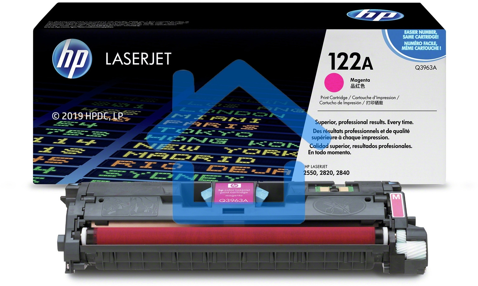 Картридж лазерный HP Q3963A пурпурный для Color LaserJet 2550 4000 стр.