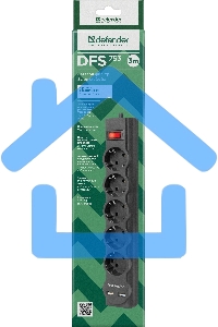 Сетевой фильтр Defender 3M DFS 753 5OUTL.