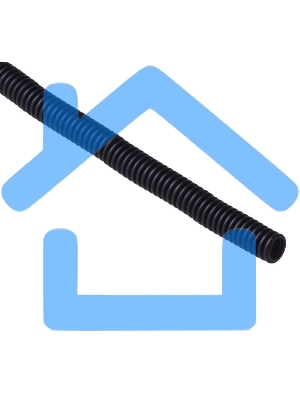 Труба гофрированная ПНД d20мм легкая с зондом черный (уп.20м) Рувинил 22001(20)