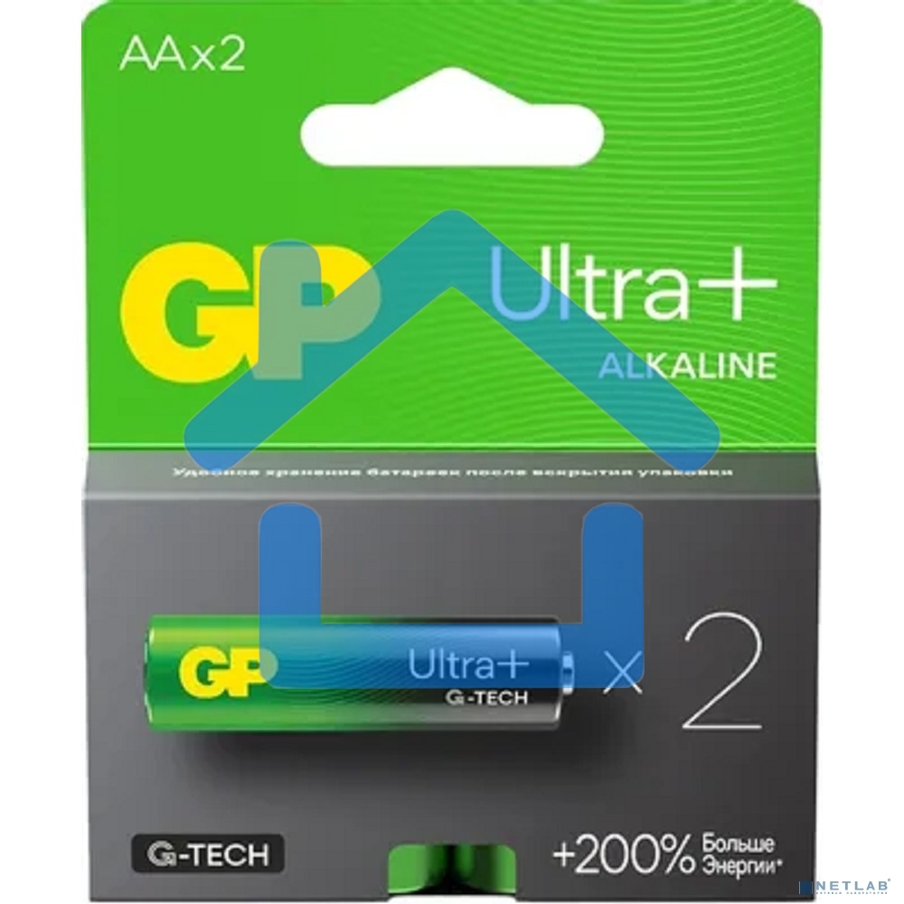 Батарея GP 15AUPA21-2CRSB2 20/160 Ultra Plus (2 шт.в блистре)
