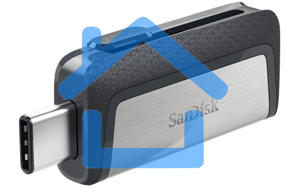 Флешка USB R/W Sandisk 32Gb Ultra Dual SDDDC2-032G-G46 USB3.0 серый/узор