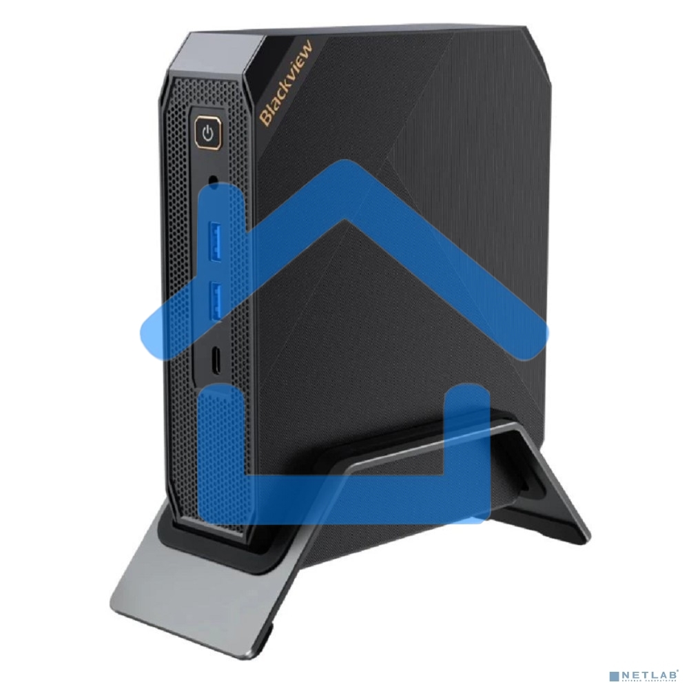 Мини ПК Blackview MP200 (Intel I9-11900H) 16+1Tb, WIFI a/b/g/n/ac, Bluetooth 4.2, Win11 Pro, USB3.0, HDMI 1.4b Type A *2, RJ45*1, 5.5/2.1mm DC Jack *1, 3.5mm Phone Jack*1, Colour: Black