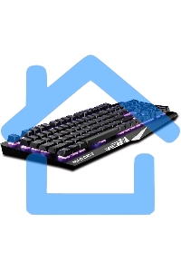 Игровая клавиатура черная Mad Catz S.T.R.I.K.E. 4 (Cherry Red Switch, RGB подсветка, аллюминиевая рама, USB)