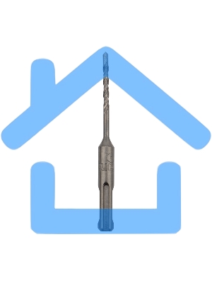 Бур по бетону 4x110 мм SDS PLUS Kranz