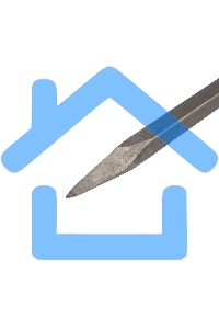 Набор зубил для перфоратора KRANZ SDS PLUS, 3 предмета