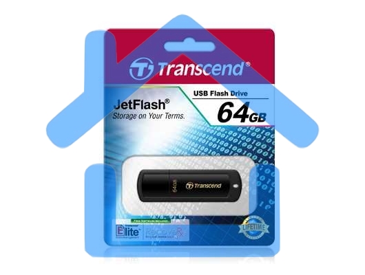 Флешка USB R/W Transcend USB Drive 64Gb JetFlash 350 TS64GJF350 USB 2.0