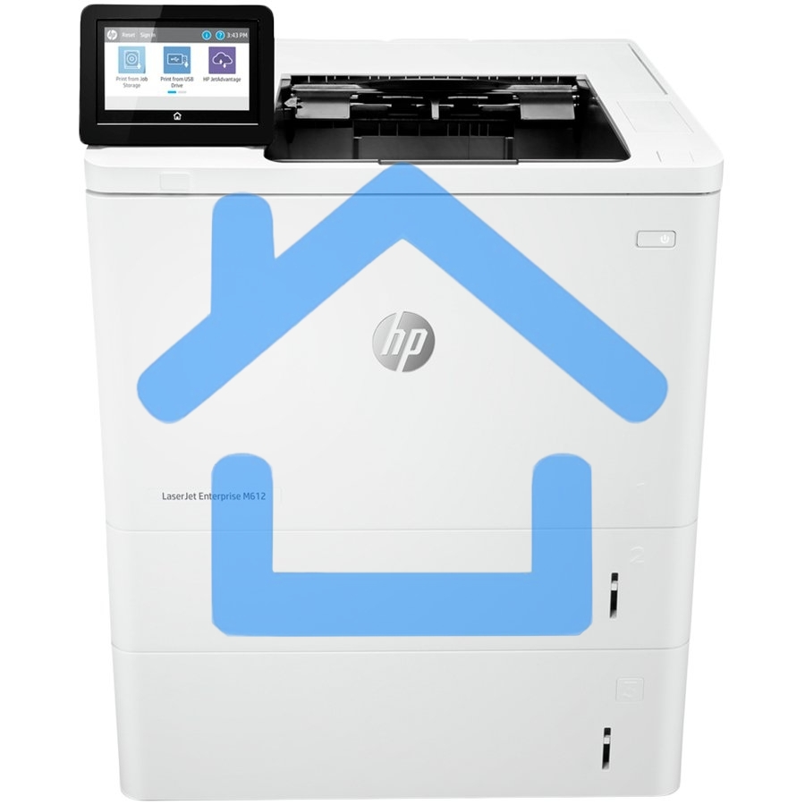Принтер лазерный HP LaserJet Enterprise M612dn (7PS86A), A4, ч/б, печ. до 71 стр/мин., 1200 x 1200 dpi, USB, RJ-45, Air Print, Mopria