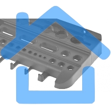 Полка для инструмента 475 мм, серая Stels 90717
