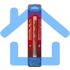 Сверло по металлу Matrix, 9 мм, HSS, нитридтитановое покрытие, цилиндрический хвостовик