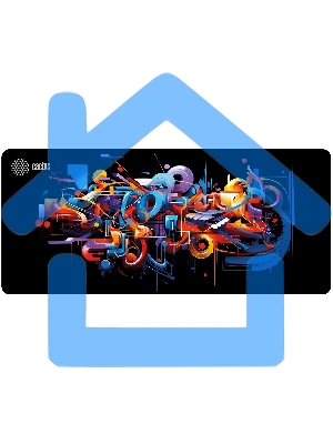 Коврик для мыши Cactus Graffiti 900x400x2мм (CS-MP-PRO10ХXL)