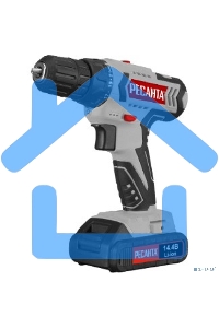 Дрель-шуруповерт Ресанта ДА-14-2ЛК 75/14/4, Аккумуляторная, 14,4В, 2 АКБ, Кейс