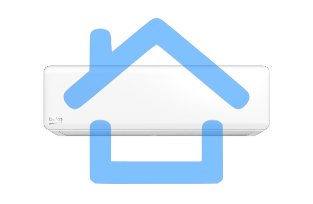 Кондиционер сплит-система Beko SPLIT BRFPA 090 / BRFPA 091 9000 BTU, 26 м², 36/42 дБ, охлаждение, обогрев, осушение, белый