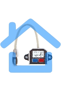 Разветвитель NCA-SP-02 FTP 1 порт RJ45 (T568A/T568B) -> 2 порта RJ45 10/100 BASE-T