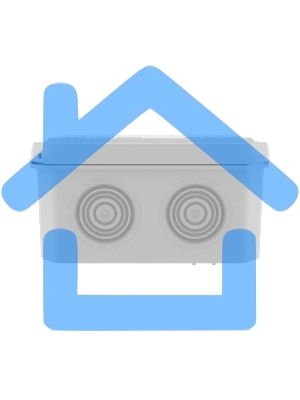 Коробка распр. ОП 100х100х50 (6 каб.ввод.) IP55 ДКС 53800