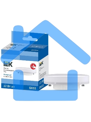 Лампа светодиодная Iek LLE-T80-12-230-65-GX53 ECO T75 таблетка 12Вт 230В 6500К GX53 IEK