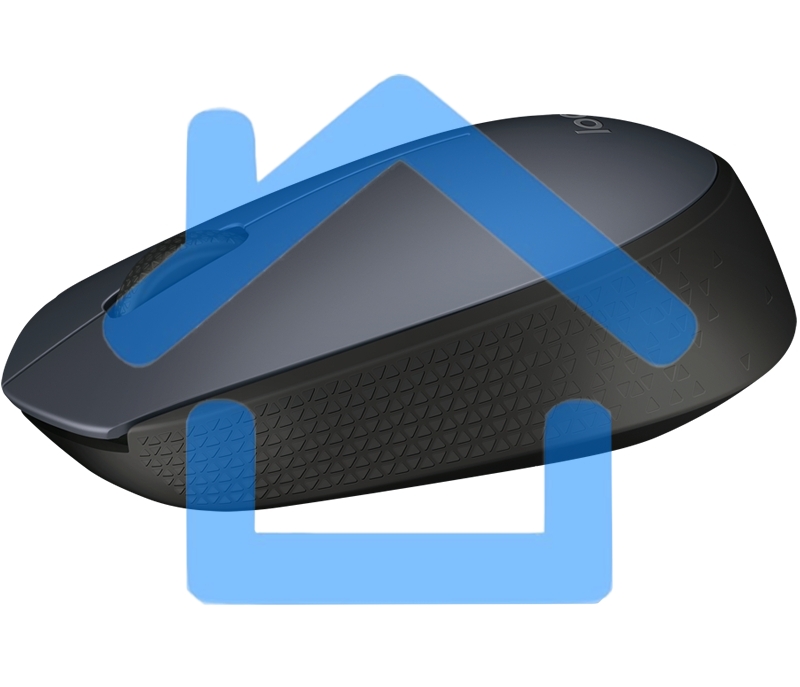 Мышь беспроводная Logitech M170 черный/темно-серый, 1000 dpi, радиоканал, USB, кнопки - 3