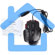 Мышь проводная Гарнизон GM-790G черный, 3200 dpi, USB, кнопки - 7