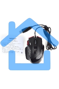 Мышь проводная Гарнизон GM-790G черный, 3200 dpi, USB, кнопки - 7