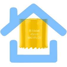 Коронка Bimetal 45 мм Kranz